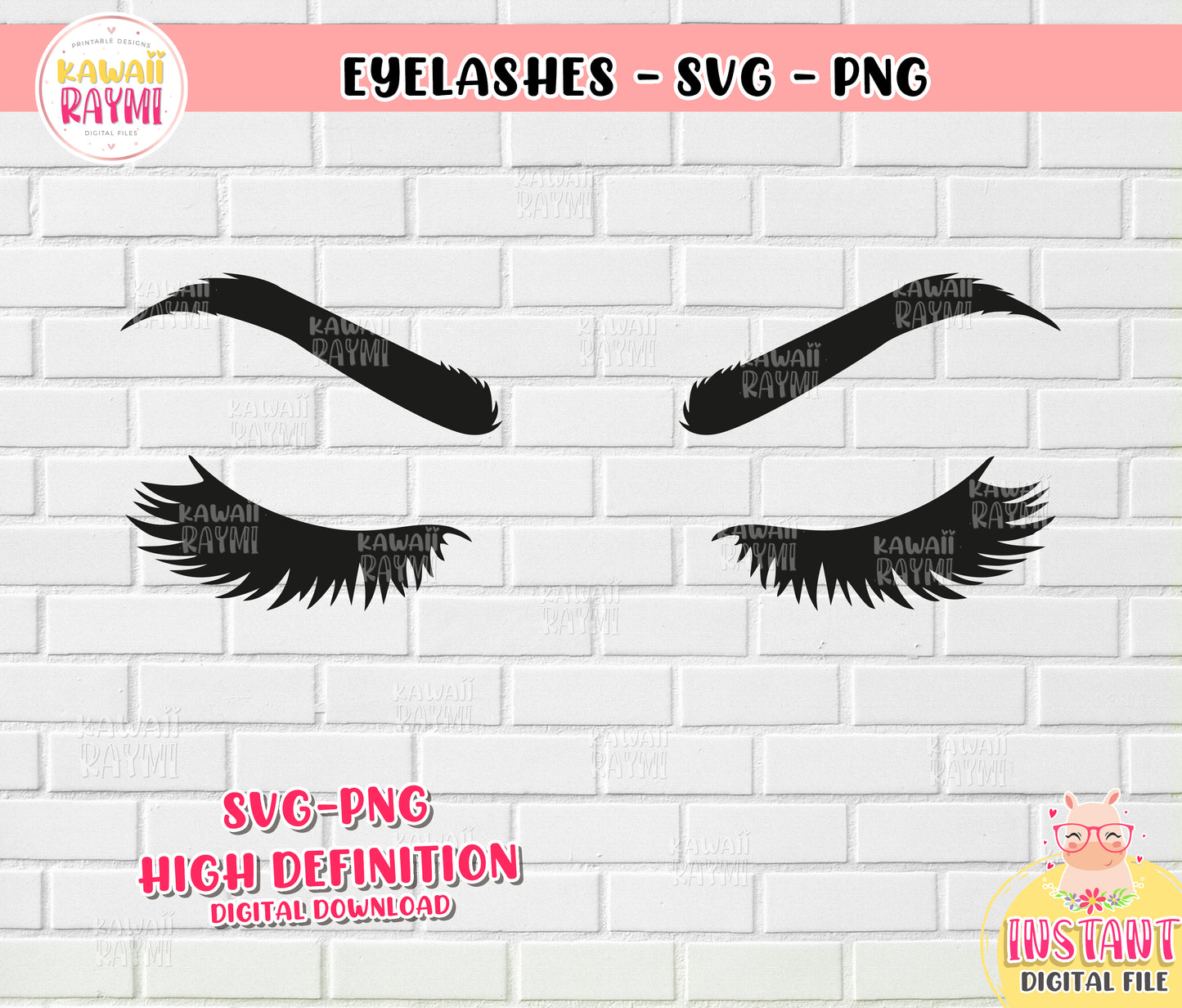 Eyelashes girl svg, Lashes, Eyelashes Svg, Cut File, Cricut, Instant Download, Digital Download, Printable, Svg File, Svg File