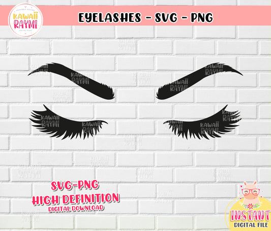 Eyelashes girl svg, Lashes, Eyelashes Svg, Cut File, Cricut, Instant Download, Digital Download, Printable, Svg File, Svg File