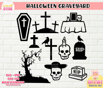 Paquete grande de SVG de Halloween, archivos de corte halloween, fantasma, bruja, zombies, svg, png, dxf, cricut, día de halloween svg