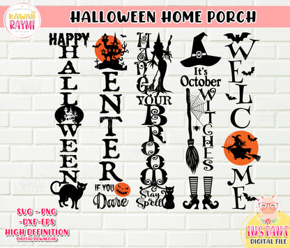 Paquete grande de SVG de Halloween, archivos de corte halloween, fantasma, bruja, zombies, svg, png, dxf, cricut, día de halloween svg