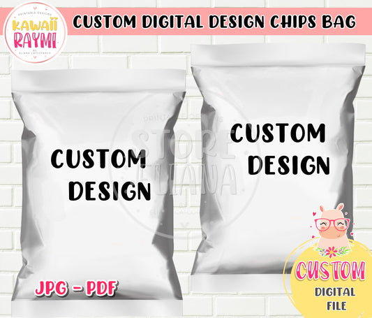 CHIPS BAG CUSTOM DESIGN - DIGITAL FILE