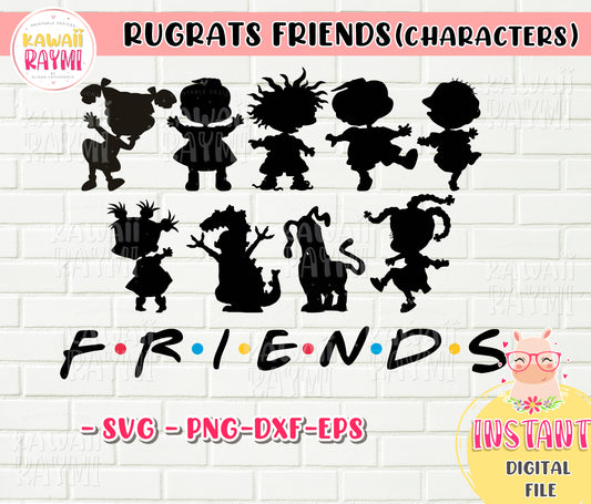 Rugrats Friends-Cut File -SVG- PNG