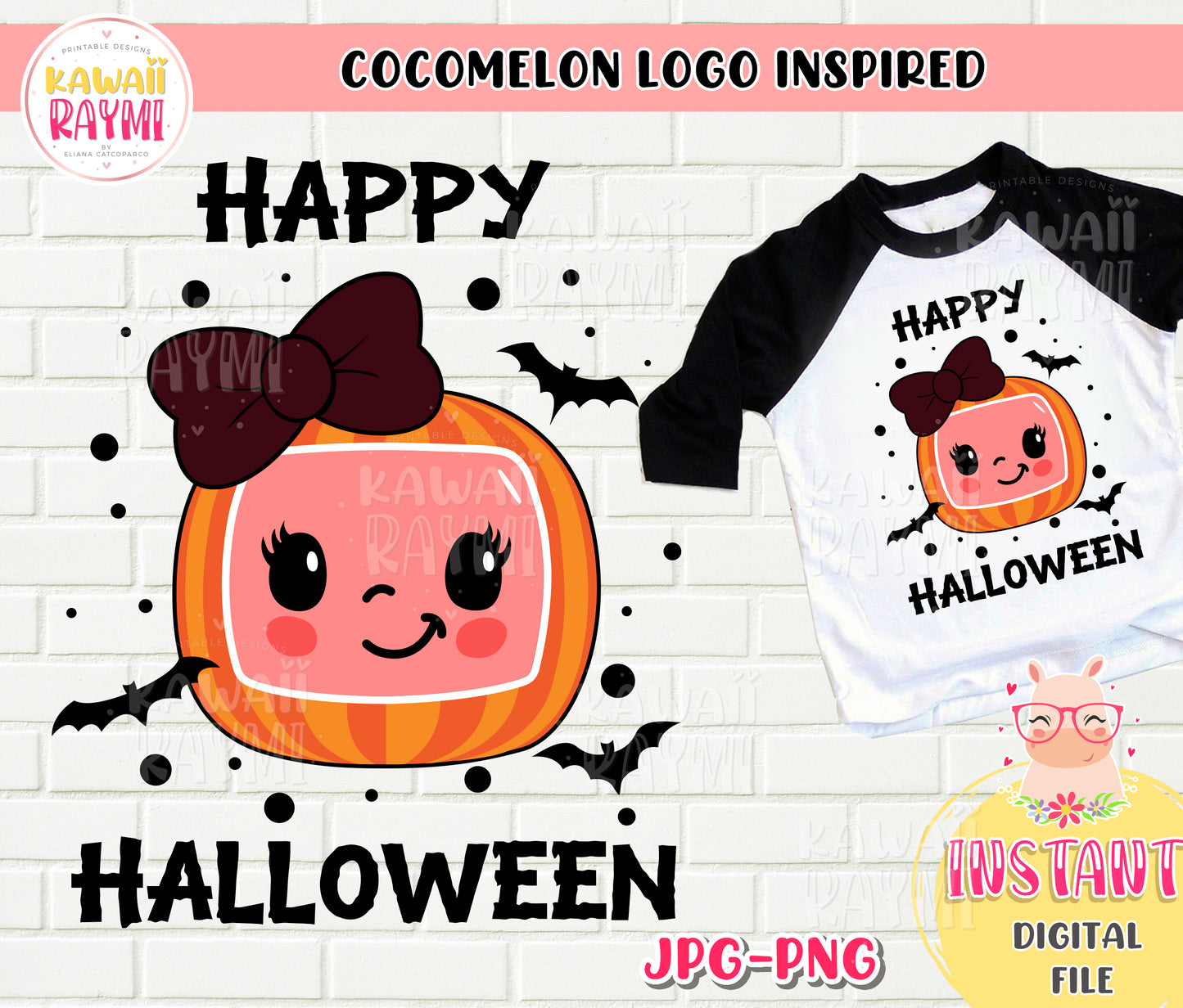 Cocomelon Happy Halloween JPG -PNG- DIGITAL FILE