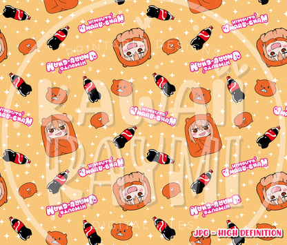 Himouto Umaruchan Seamless Pattern-Digital File