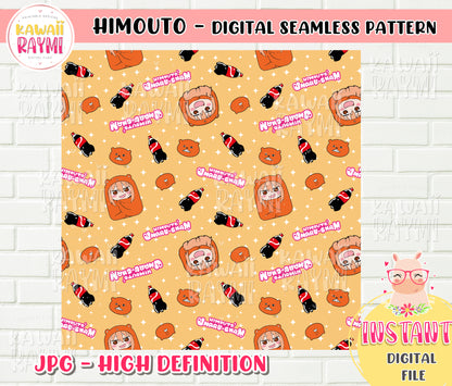 Himouto Umaruchan Seamless Pattern-Digital File