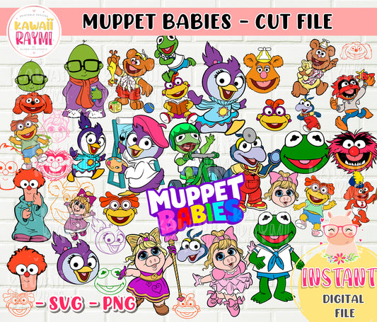 MUPPET BABIES-SVG-PNG-Cut File-Cricut-Instant Download